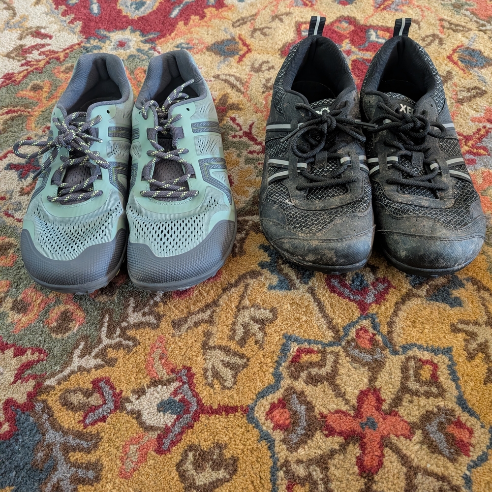 Women's Athletic Shoes in Gray and Black